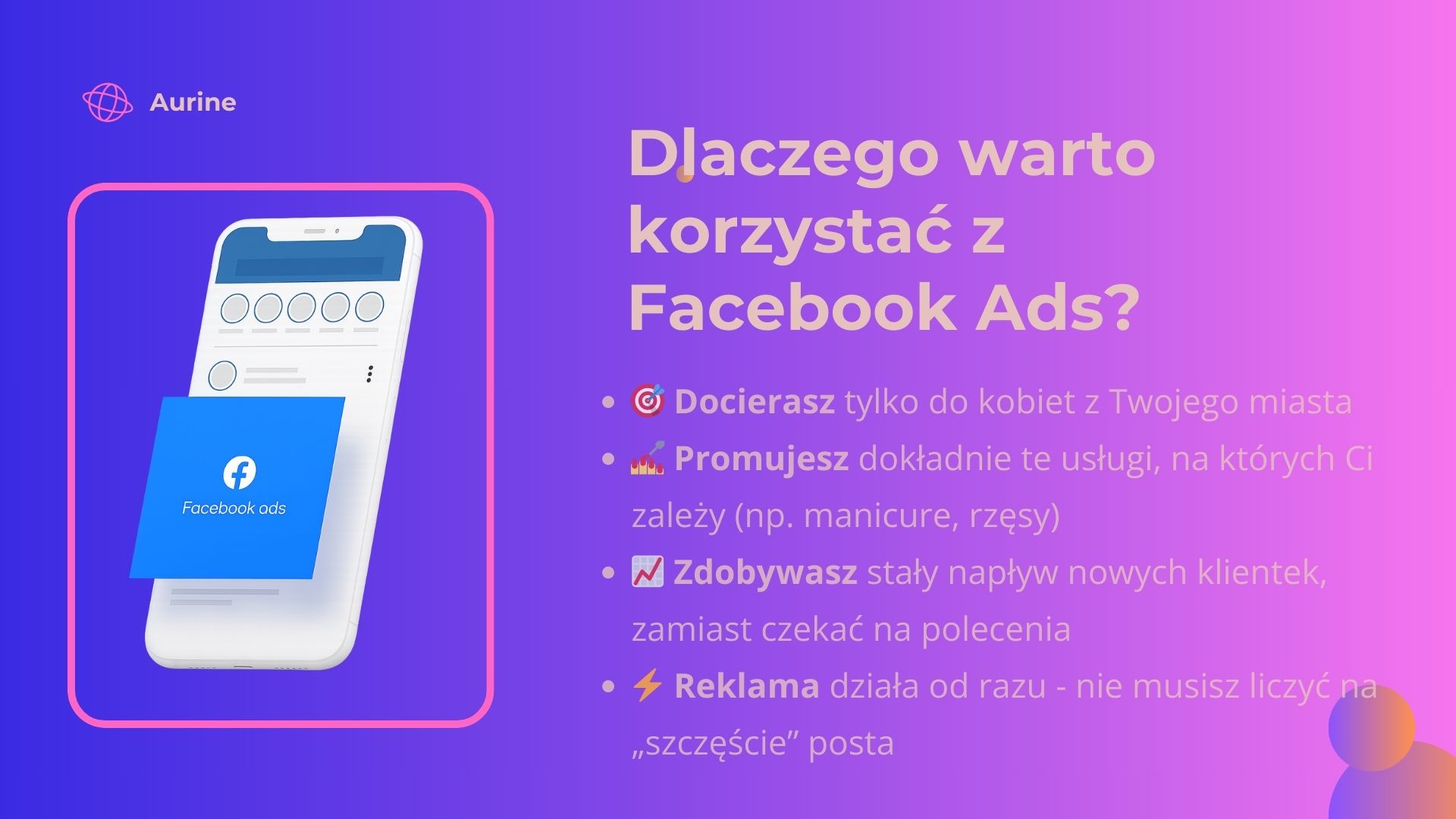 Dlaczego warto korzystać z Facebook Ads?